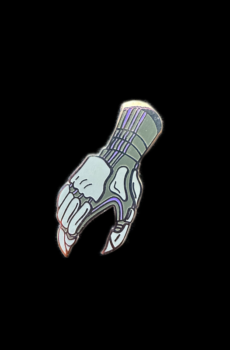 Tech Gauntlet mini pin