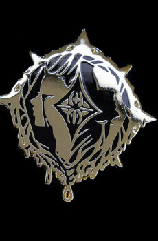 Golden Janus pin