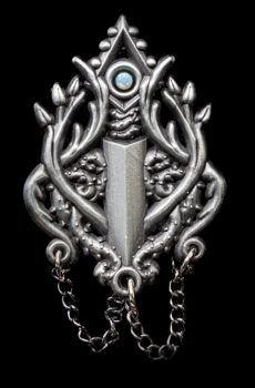 Opal Sword pin